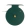 Inertial coil, metal plastic, diameter 6.5 cm, dark green/white color, 801