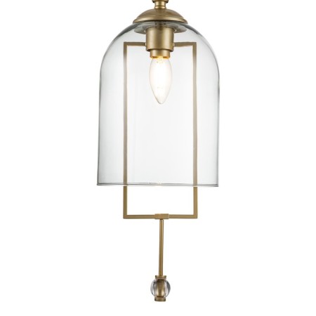 Bra Indigo, 11034/1w Gold. 1x40W, e14, 270x180x800 mm, transparent color-4