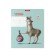 Notebook 24 sheets in the ruler, erichkrause "Lama", cover coated cardboard, OFSET block, mix