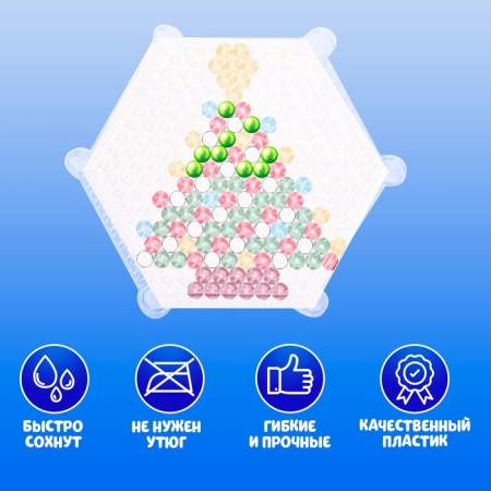 Aquamosaic "Snowman with a Christmas tree", magnets-3