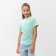 Children's Minaku T -shirt, turquoise color, height 122 cm