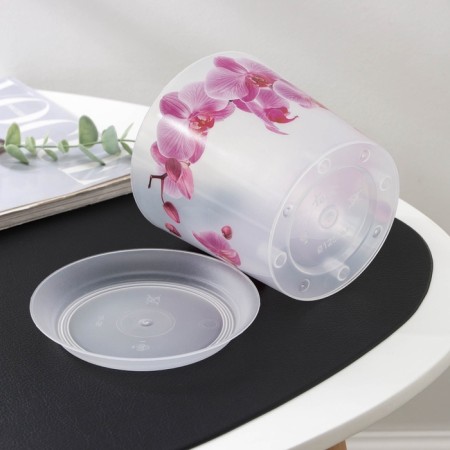 Pot for orchids with the Podon "Deco", 1.2 liters-7