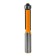 Clesteric Encor 10524, straight, on wood, d = 12 mm, 12.7 x 38 mm