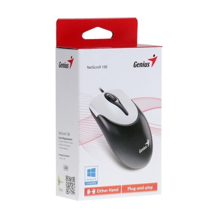 Mouse Genius Mouse Netscroll 100 V2, wired, optical, 1000 dpi, USB, black-3