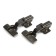 Loop overhead with an eccentric, Softly CLAP, Black Nickel color, 2 pcs.