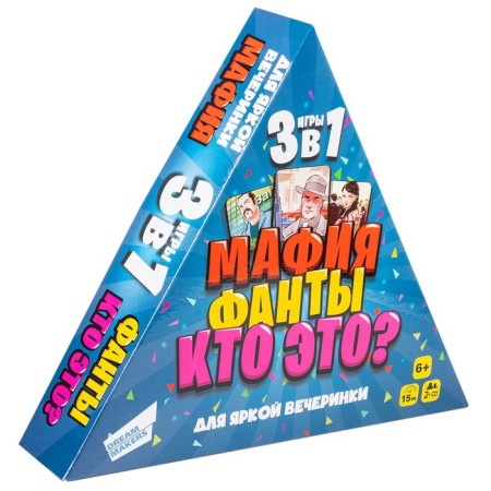 Board game "Funny party 3 in 1"-1