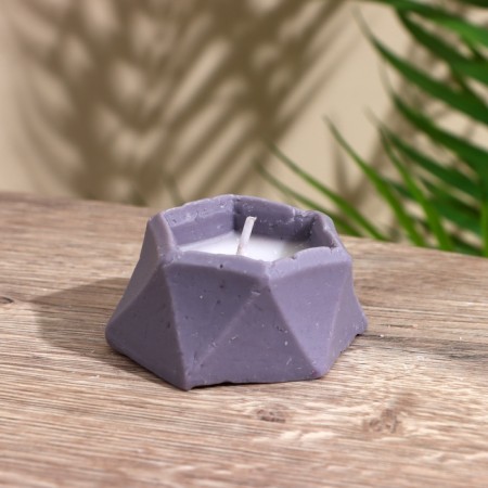 Hexagonal candle 6x6x3 cm, soy wax-2