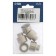 Zein adapter, 1/2 "x 3/8", external/internal thread, stainless steel, packing 5 pcs.
