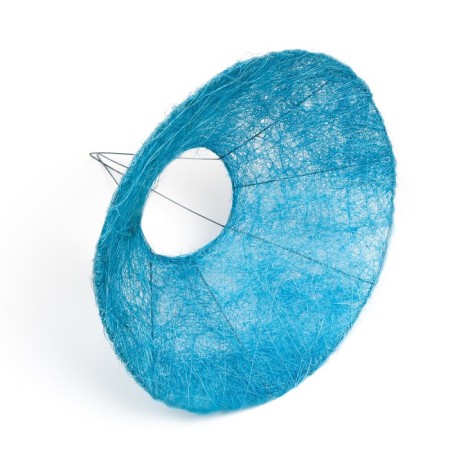 Floristic blue frame 30 cm