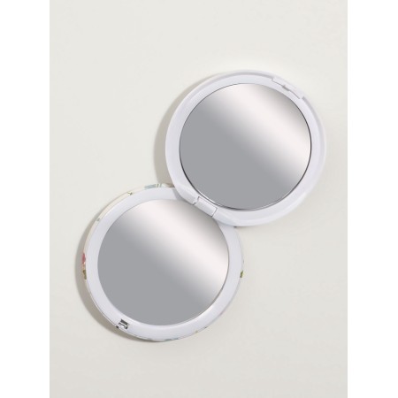 Folding mirror “unicorns”, d = 7.3 cm, with an increase, white color-3