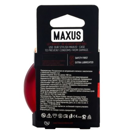 Maxus Ultra Thin condoms, ultra -thin, 3 pcs.-2
