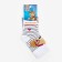 Puppy patrol. Sky Patrol socks, white/black, 16-18 cm