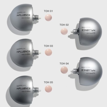 Тональная основа с эффектом пудры Influence Beauty Superfluid, тон 03-7