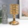 Summary Metal for 1 candle "Crystals. Golk" Gold 21x11x11 cm
