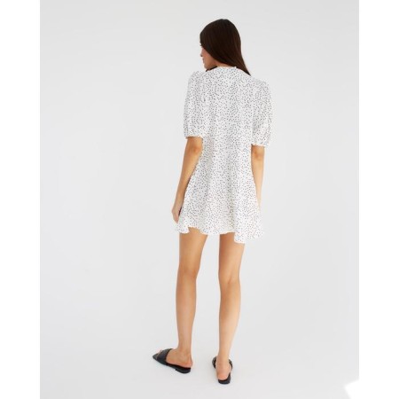 Dress summer female mist size 48, white color-2