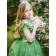 Dress "Jasmine", height 98 cm, green color