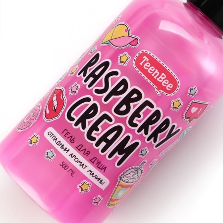 Shower gel moisturizer with raspberry aroma, 500 ml-7