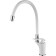 Fashun A4081-8 kitchen mixer, single-leaf, flexible spout, brass, white, chrome