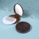 Mirror folding "chocolate miracle", with a comb, d = 6.6 cm, color mix