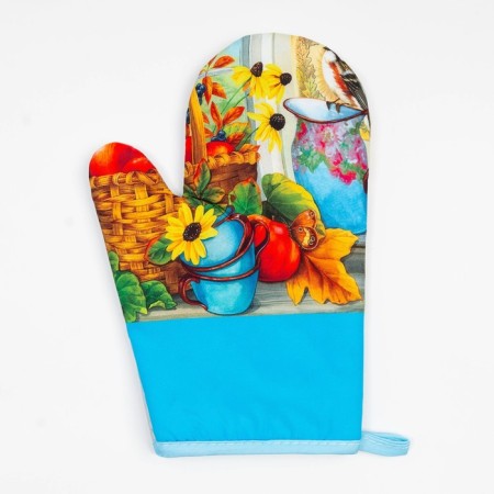 Kitchen set 2 segments Ethel “Harvesting”, severity 17x17 cm, mittens 24x16 cm, 100% p/e-1