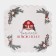 Box for confectionery with PVC lid "Hugge", 21 x 21 x 3 cm, new year
