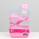 A cage for small rodents "Pijon", with a filling, 27 x 21 x 45 cm, pink