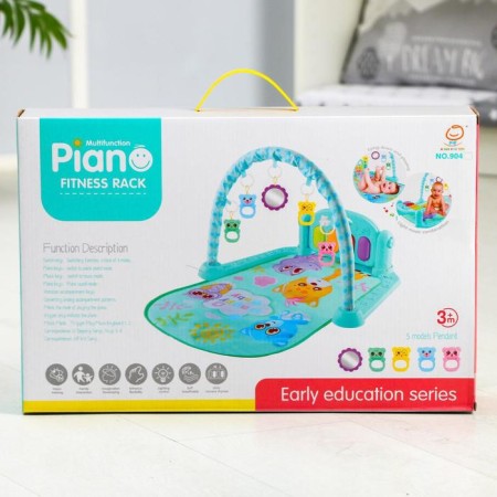 Developing rug with arcs "Vovushkin House", 110x83 cm.-9