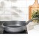 Granite pan, d = 28 cm, plastic handle, anti -stick coating, gray color