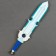Model made of wood "sword", blue