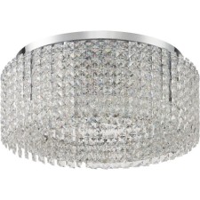 Ceiling chandelier STILFORT 2179/09/08C Delone, 8x40W, E14, 600x600x240 mm, chromium color