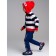 Cardigan striped with a hood for a boy PlayTode, height 98 cm