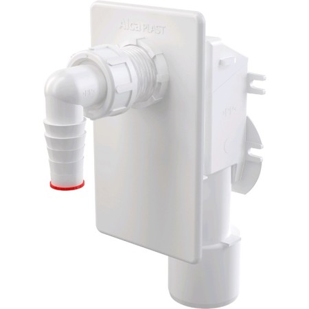 Siphon for the ALCAPLAST APS4 washing machine, for plaster, white
