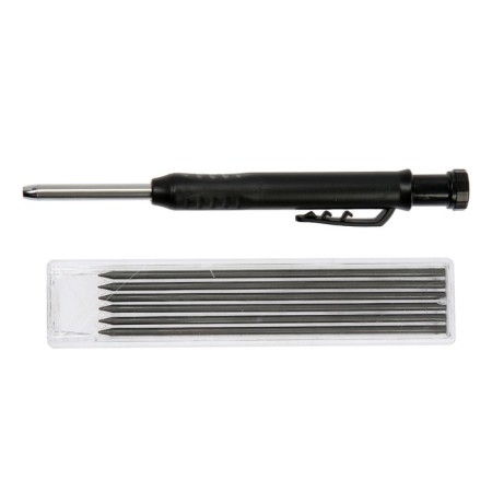 Pencil of a mechanical tundra, with a set of sections, 6 pieces, black-8