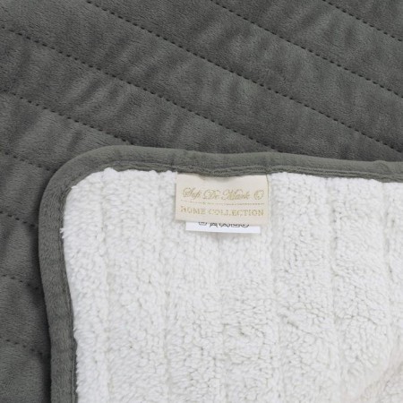 Liberty blanket, size 220x240 cm, dark gray color-5