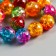 Beads for creativity plastic "Broken glass" set 20 grams, d = 1 cm, mix
