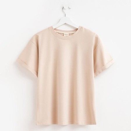 Women's T-shirt Minaku Regular Fit: beige color, rn 52-5