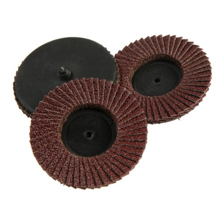 Circle of petal end tundra, for a drill, M8, 75 mm, P40, 3 pcs.