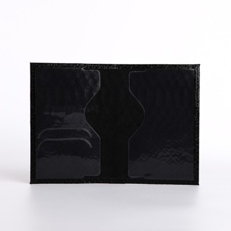 Cover for passport, black color-4