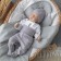 Kinderlitto Children's Kinderlitto kit, 3 subjects, peas print, 50-56 cm height
