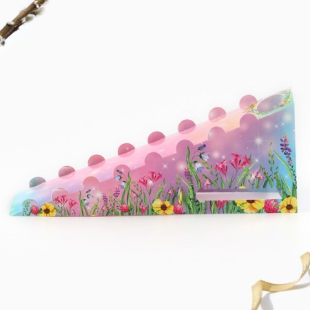 Easter slide in a set with stickers for eggs "Butterflies".-3