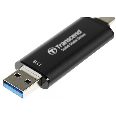 SSD Transcend USB-C 1TB TS1TESD310C Gray USB-A-6