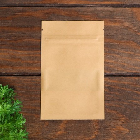Zip-Lock bag Craft with a rectangular window, flat, 9 x 14 cm-2