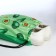 Bag for shoes on the lace, green color