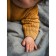 Sweater Knitted Children's Amarobaby Pure Love Buddy, height 98 cm, mustard color