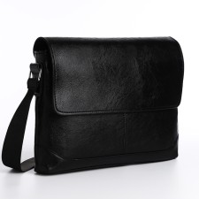 Male bag, black color