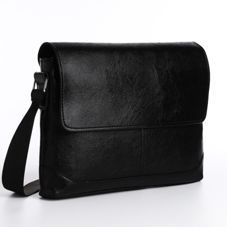 Male bag, black color