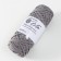Knitting cord 100% polyester, width 4 mm 50m (steel) mix