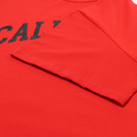 T-shirt female, red color, Oversize size (42-46)-7