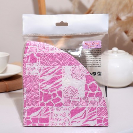 NEW Line Decor napkin "Exotic Pink Gold", Figure, 12 pcs-2