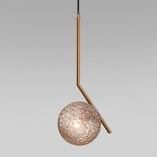 Suspended lamp with a shape ceiling, 60W, E14, 22x22 cm